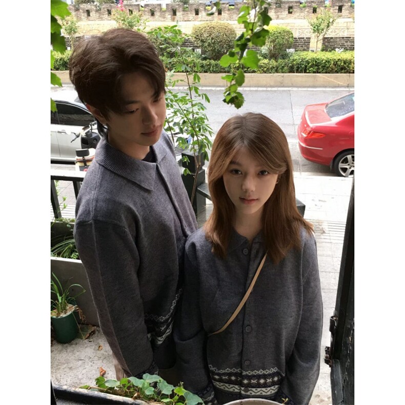 JY134-P58开衫毛衣美式复古休闲慵懒风针织衫男纯色外套网图,男装针织衫/毛衣,星座1501-3