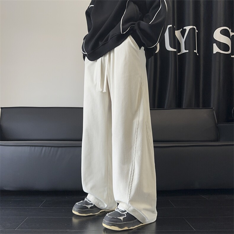 加绒休闲裤男宽松灯芯绒弯刀裤K3657-P45加绒P55控68加绒控78,男装卫衣,星座209-2