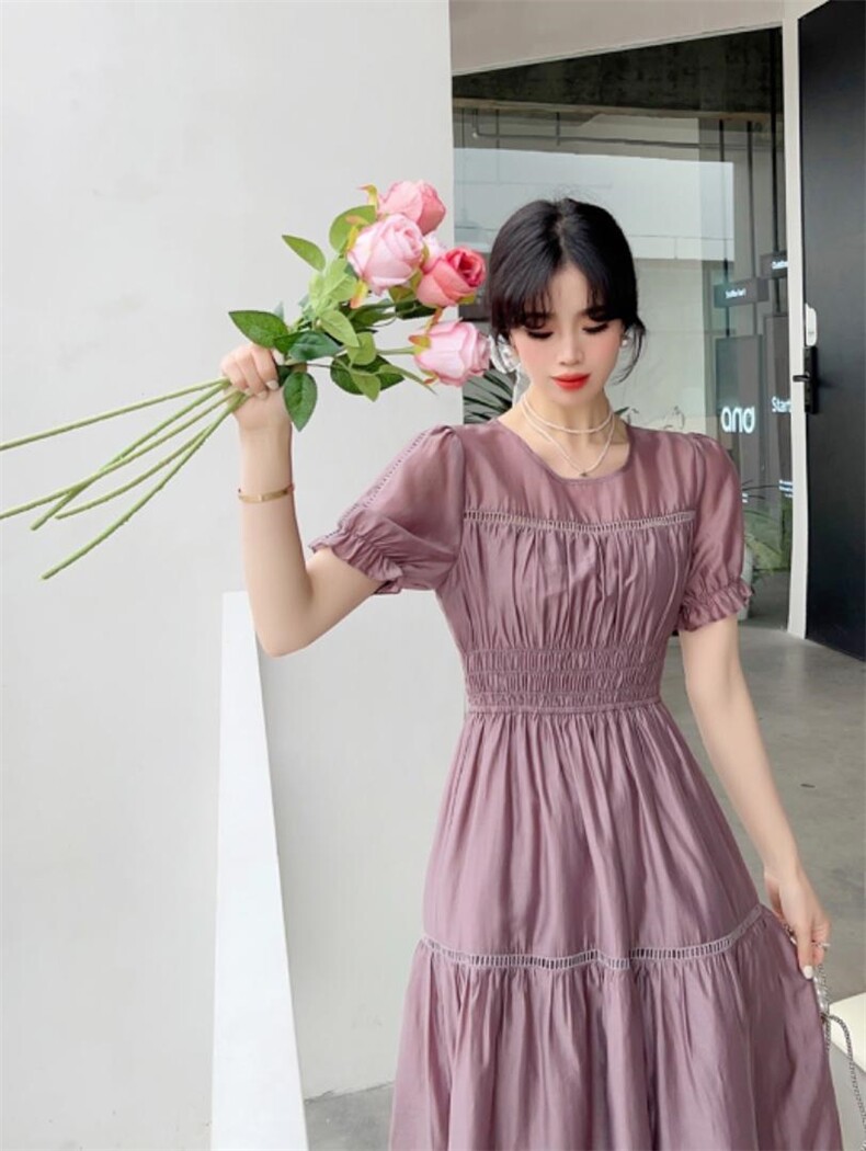 2023夏款连衣裙，女装连衣裙，韩伊雪