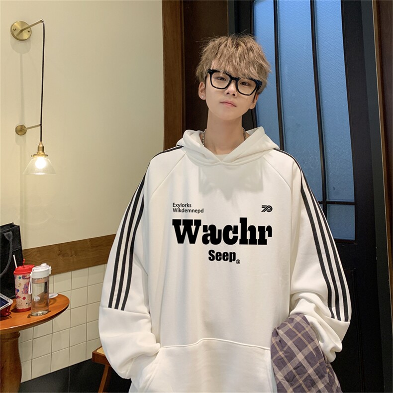 条纹连帽卫衣SWY2486-P55控8850棉，男装卫衣，电商B370