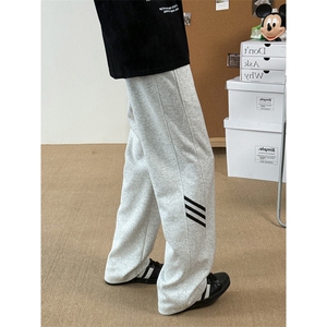 M-5XL宽松华棉62%显瘦显高垂顺阔腿裤潮流高街 X2550特批32图片