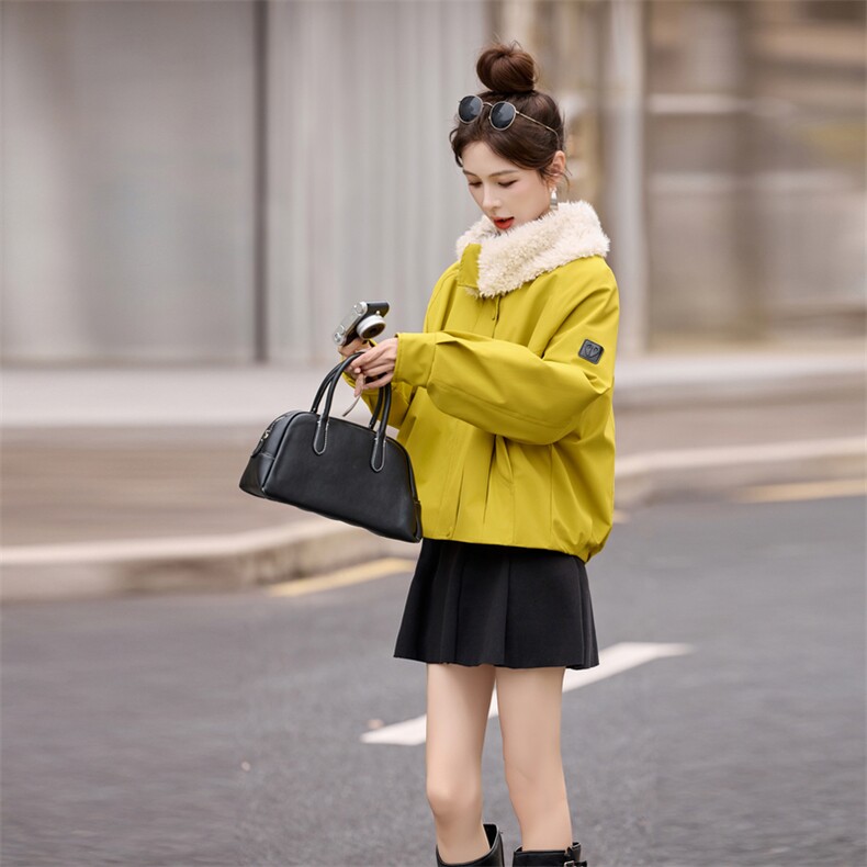 2025年流行时尚简约大气派克服冬季,女装棉衣/棉服,涵亦佰惠