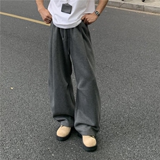 【现货】秋季美式慵懒风解构卫裤男女休闲运动弯刀裤K06083P55，男装休闲裤，星座1004（原星座815-3）