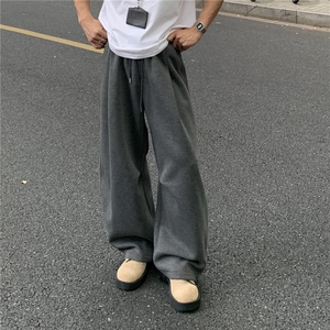 【现货】秋季美式慵懒风解构卫裤男女休闲运动弯刀裤 K06083 P55图片