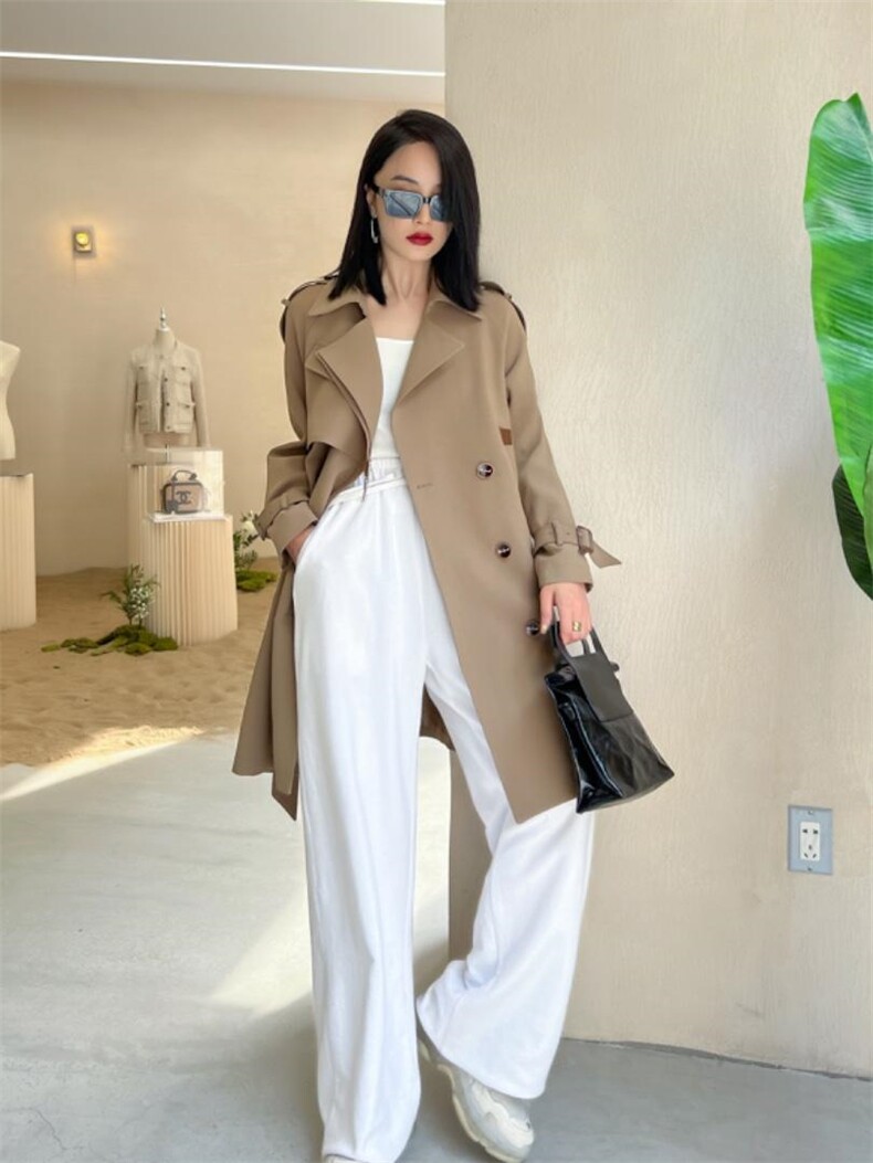 风衣外套，女装风衣，MZ 慕姿