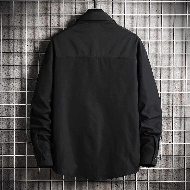 CS15013-P38长袖衬衫男士大码宽松衬衣男寸衫男寸衣,男装衬衫,电商A040A