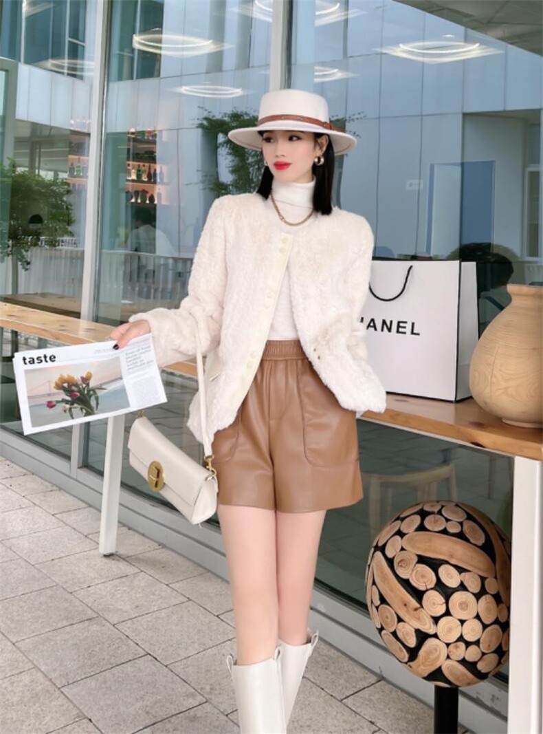 现货：编织狐皮毛一体，其它，蕃米莉