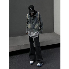 自家图，博主风cleanfit牛仔外套男美式复古夹克NZJK002-P95，男装夹克，星座1007（原301D）