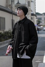秋装新款麂皮绒夹克外套男休闲鹿皮工装上衣宽松潮A071-201-P70，男装夹克，电商A071