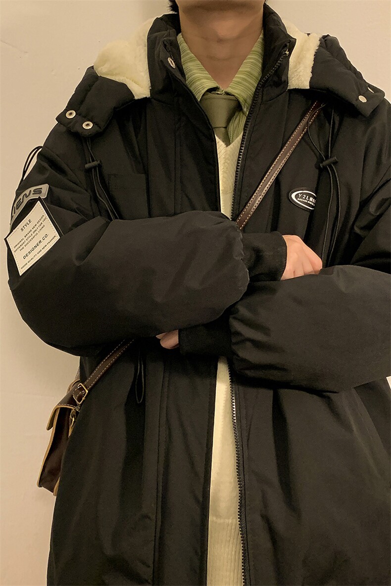 港风室内冲锋衣男羊羔毛棉衣男夹克女外套男JK7569加厚P90控128,男装棉衣,星座226-1