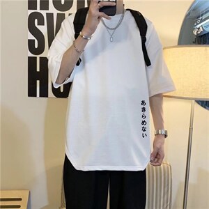 男圆领T恤宽松短袖T929P22图片