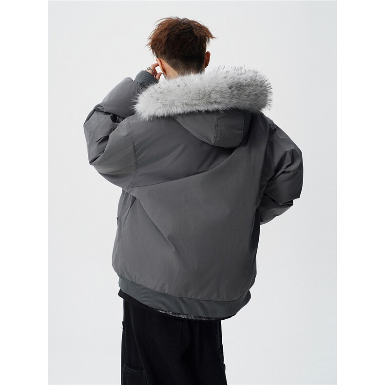 有90绒报告可拆卸毛领羽绒服派克服标90绒78197P268控428,男装羽绒服,星座226-1