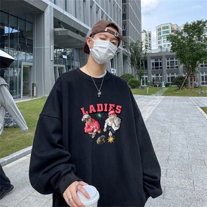特P25控48 秋冬新款男士圆领卫衣宽松休闲日常百搭上衣WQ2444图片