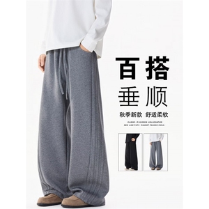 1506A/GG140/P39弯刀裤子男款潮流潮牌美式休闲阔腿宽松直筒图片