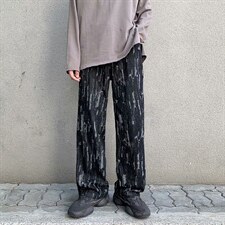痞帅牛仔裤男2023年新款宽松直筒阔腿潮牌复古拖地裤子NK155-p45，男装牛仔裤，星座1008-1