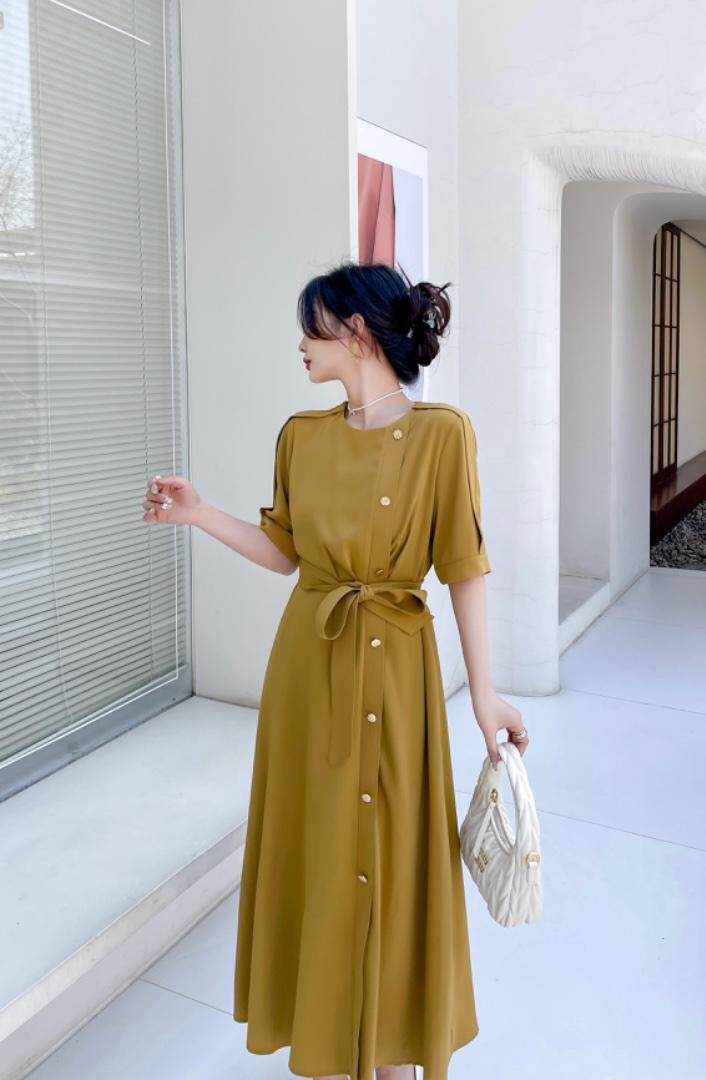 2023年夏装连衣裙，女装连衣裙，贻思茗