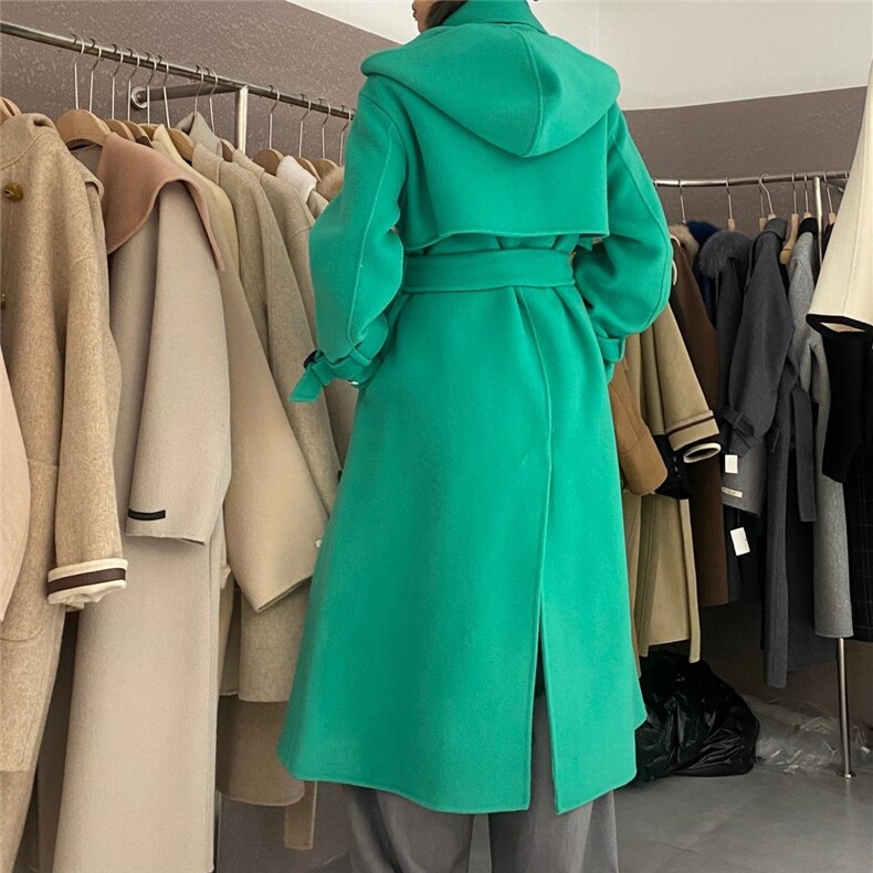 新款帽子款羊绒大衣，其它，慕容神话