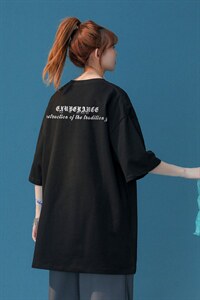 中性 新款夏季潮流时尚情侣宽松百搭ins短袖T恤 T1049 P25控38图片