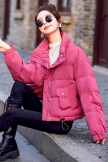 时尚短款羽绒服女2023冬季新款小个子加厚保暖面包服外套（现货），女装羽绒服，润尚靓点