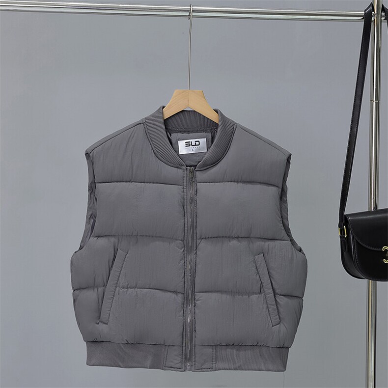 CC046-P55棉服马甲2025秋冬新款韩版宽松棉坎肩立领,男装棉衣,星座911-3