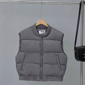 CC046-P55棉服马甲2025秋冬新款韩版宽松棉坎肩立领图片