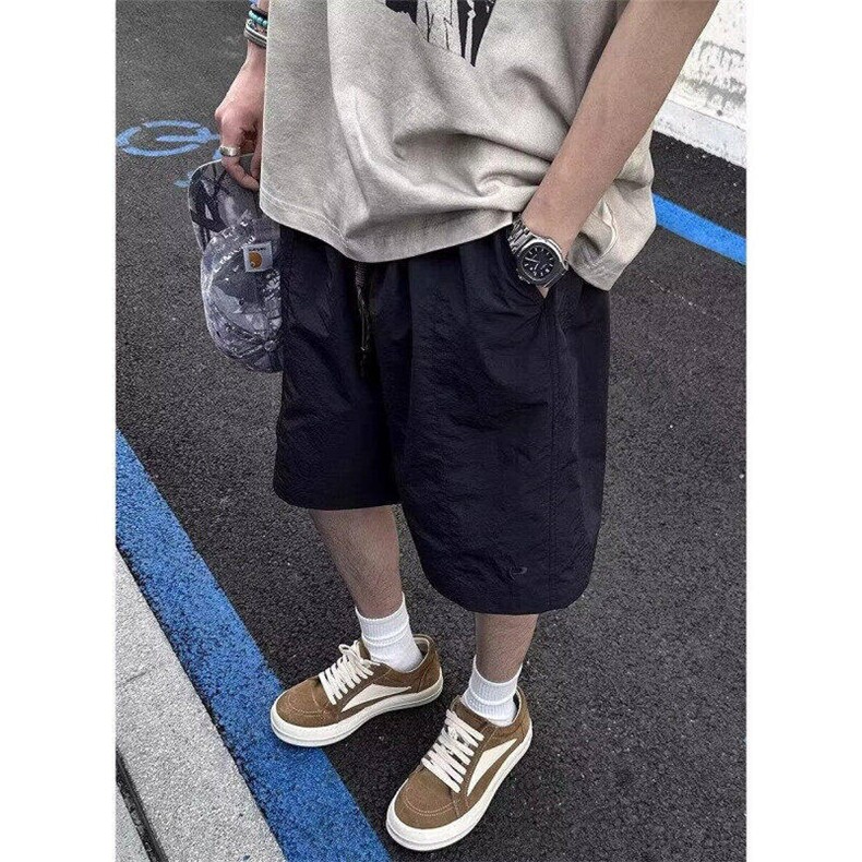 日系工装速干短裤男夏季宽松休闲五分裤运动直筒中裤L90099-p35,男装牛仔裤,星座1008