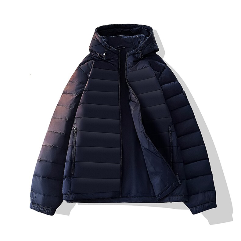 光板得物二开排骨羽绒服90绒冬季保暖潮流外套男A266-YR2502-P135,男装羽绒服,电商A266