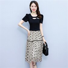 今年流行减龄一整套穿搭时尚裙女半身裙夏季2025新款，女装连衣裙，布芭啦