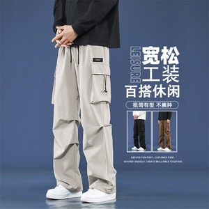 美式工装裤加绒宽松休闲运动登山裤秋季K211-特批-38加绒特批48