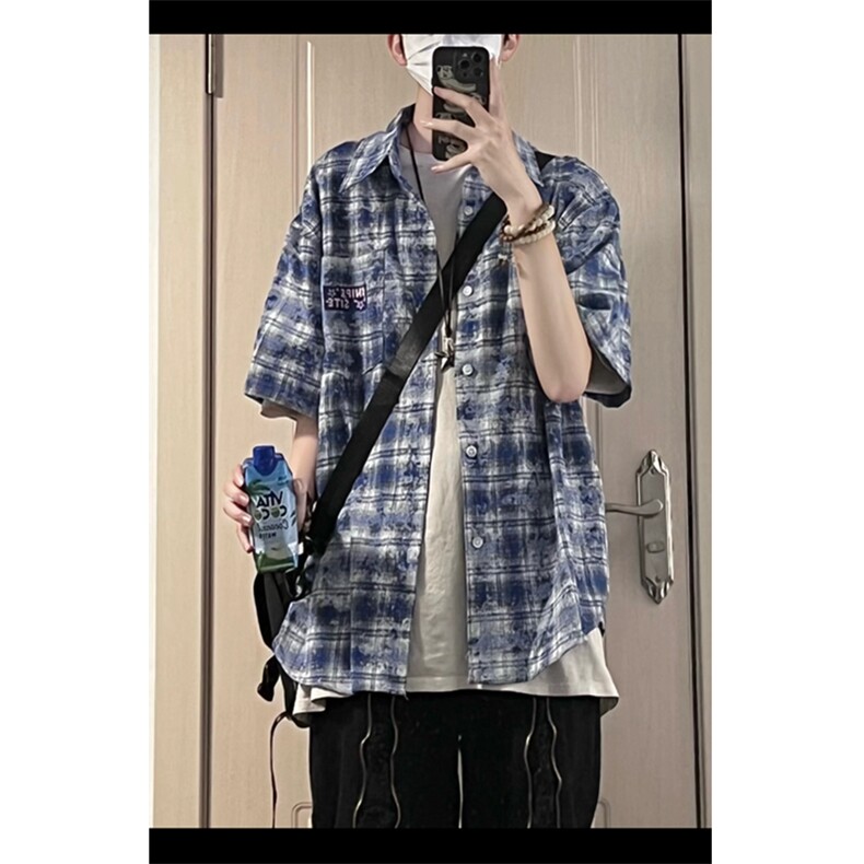 长袖衬衫女夏衬衣宽松长袖上衣小众别致小衫C118网络图,男装衬衫,星座1116A（原606A-3）