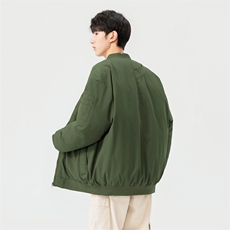 棒球服外套男女棉服美式潮牌复古高级感男装宽松飞行员M0822-P98，男装棉衣，星座308B-2