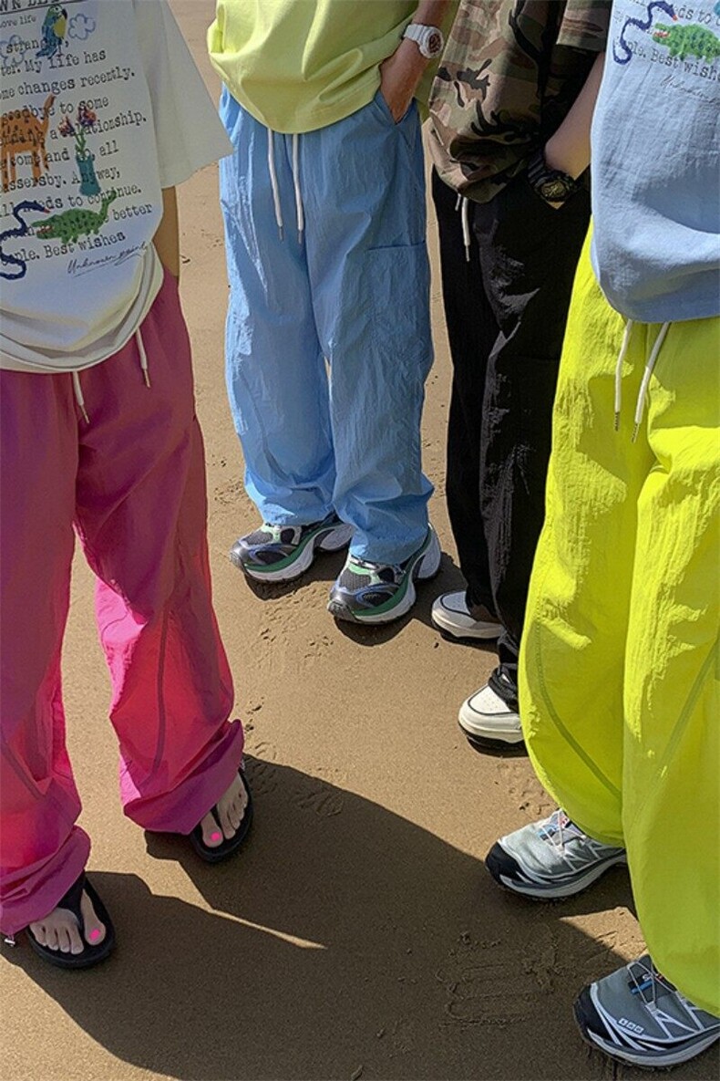 夏季新款速干多巴胺分割弯刀裤大码M~4XLXZ604-KG73-P45控58,男装休闲裤,星座604