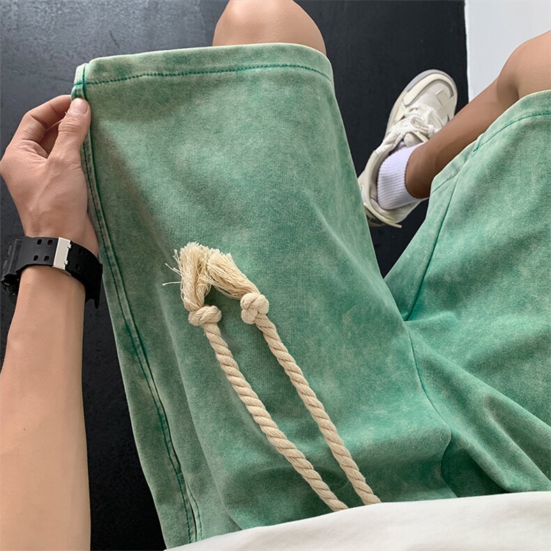 抖音供货、320克夏季新款水洗立体腰休闲短裤 D223A-SK2300-P40图片