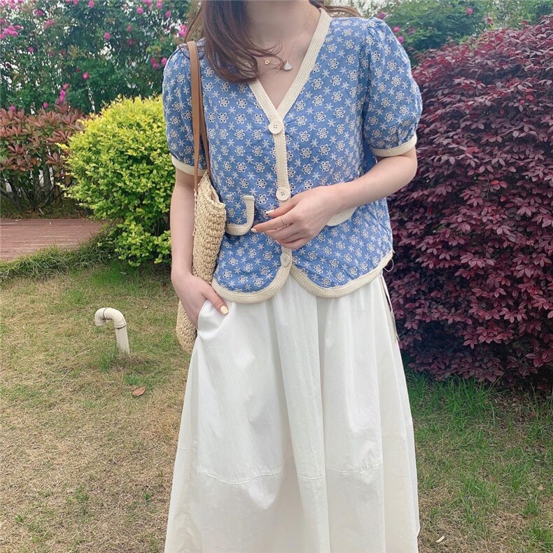 夏季韩系上衣系列，女装，唯品