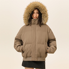 潮流宽松连帽棉服高街潮牌休闲棉衣A161-9986，男装棉衣，电商A161