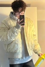 【有货】刺绣飞行员工装夹克棉衣棉服棒球服外套MY8160特P88，男装棉衣，星座908-1