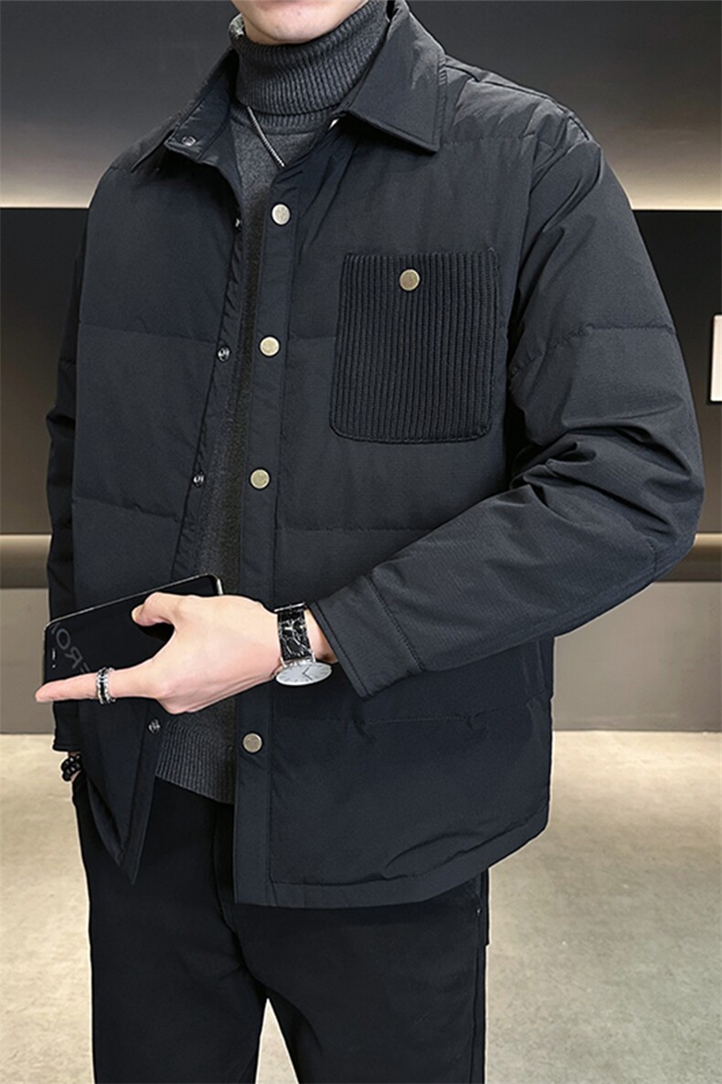 有报告新标90绒轻薄款冬季男士羽绒服A313-Y135560-P215,男装羽绒服,电商A313
