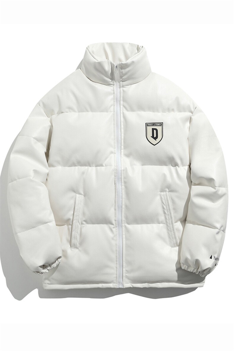 PU皮棉衣棉服男女面包服立领冬装棉袄皮衣外套3358-P80控108,男装皮衣,星座207
