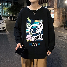 圆领毛衣男大码针织衫男毛线衣线衫M67275-P45加绒款-P65，男装针织衫/毛衣，电商A040