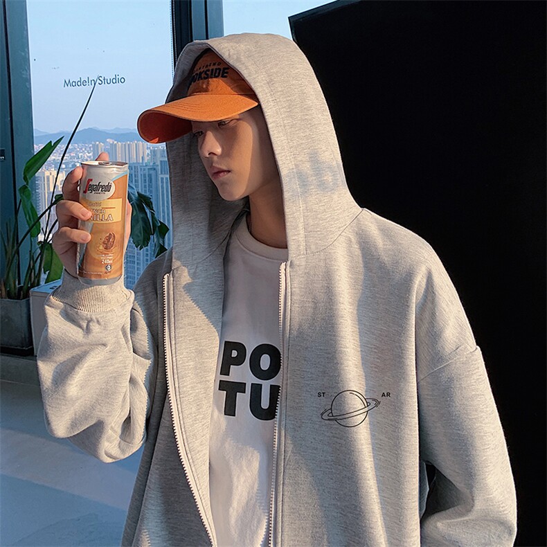 KS21238-P38加绒-P43连帽开衫卫衣男运动外套大码班服,男装卫衣,电商A040