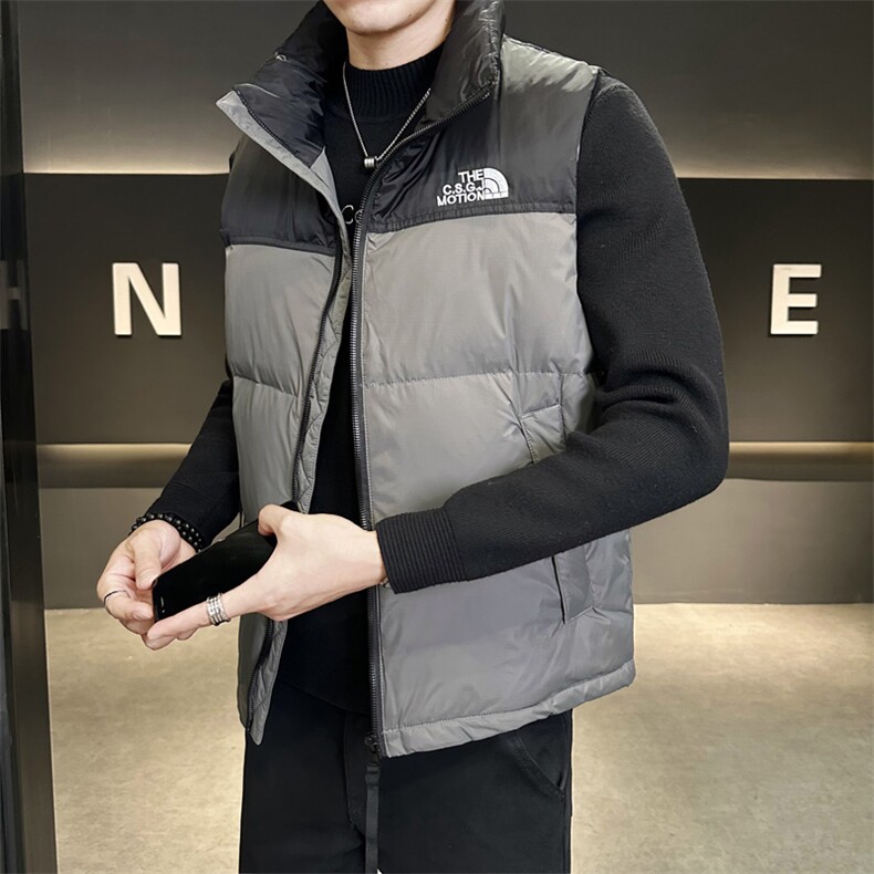 标已注册男士潮牌羽绒马甲保暖羽绒服刺绣坎肩背心M001-P110,男装背心/马甲,电商A237