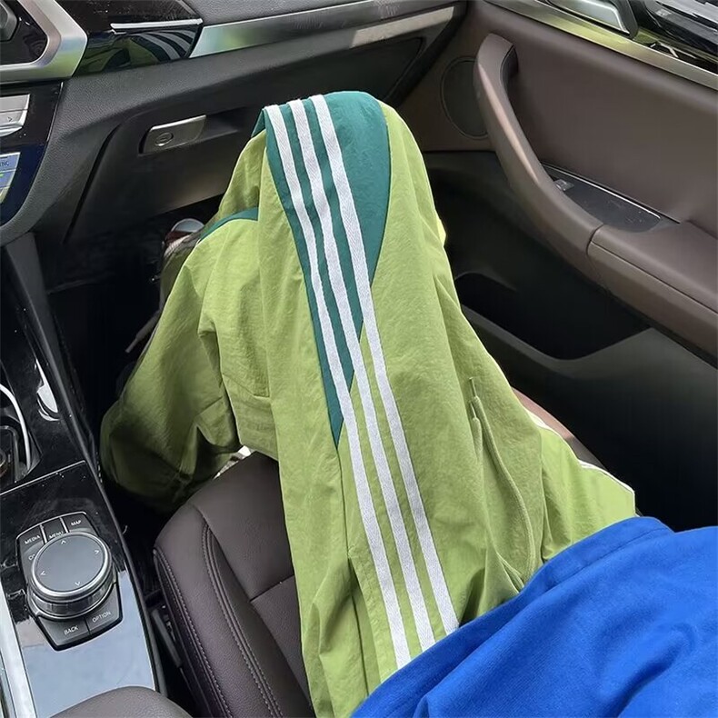 条纹休闲裤男士夏季薄款宽松直筒裤子KA606P37,男装休闲裤,星座1116-2