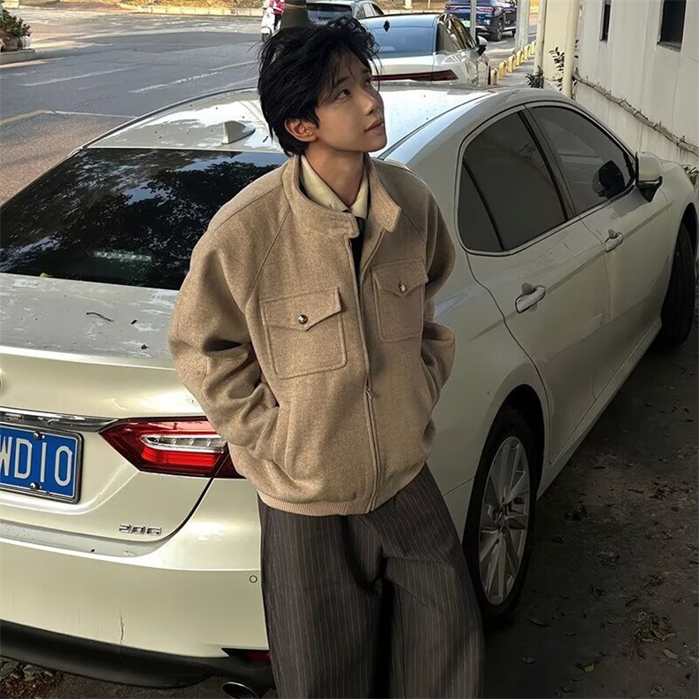26春boxy外套双层工装立领夹克W1995/特P85,男装夹克,电商B350