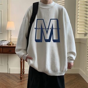控68半高领毛衣男士大码针织衫男毛线衣男 M18260-P45 加绒款-P65图片