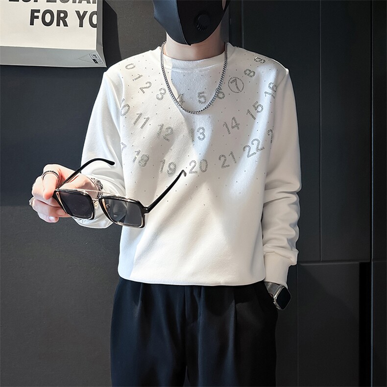 高级感烫钻设计感卫衣外套男社会小伙店主风301C-WY37-P58控78,女装短外套,星座301C（原B323）