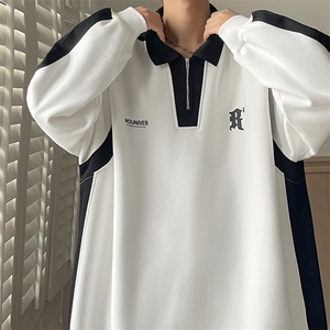 B225-YHA5711-P62-X78-polo撞色卫衣-（聚酯纤维）图片