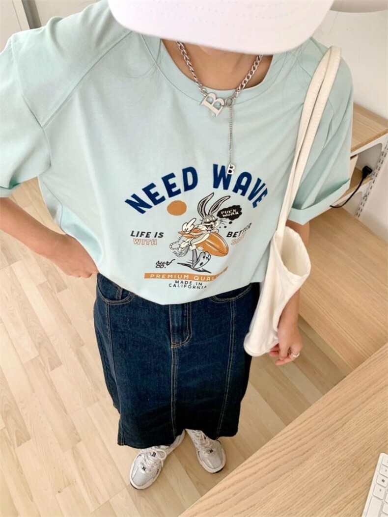 新款短袖，版型超好，女装，里奈(5F)