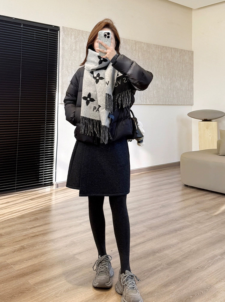 2025年秋季时尚百搭通勤简约休闲半身裙,女装半身裙,湘姗