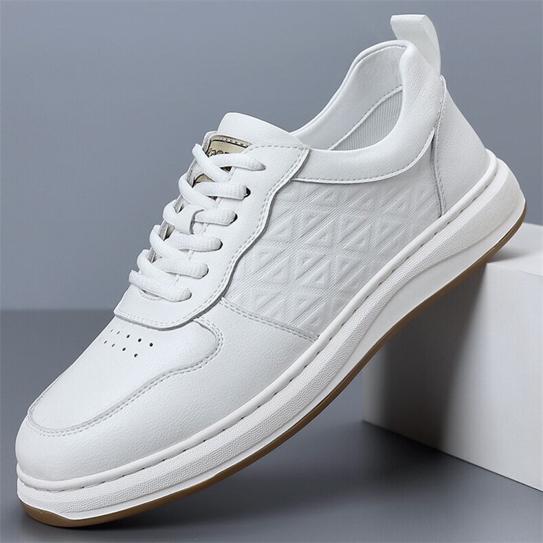 X4836-p155小白鞋男款板鞋透气男士休闲皮鞋平底时尚潮鞋，男鞋皮鞋，星座1407-3