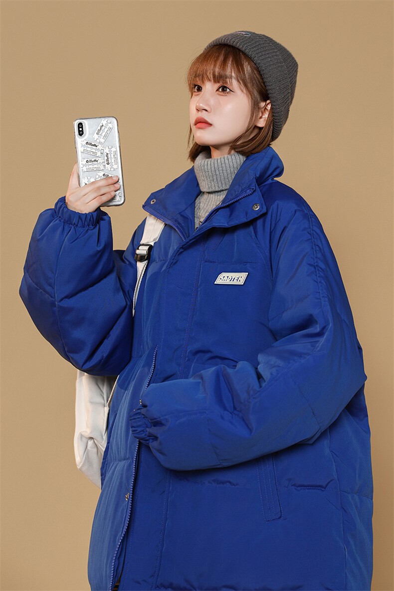 2025冬季新款加厚宽松情侣棉服中性棉袄XZ102A-4-5201-P85,男装棉衣,星座211-2